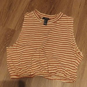 Comfy Striped Cropped Tank Top